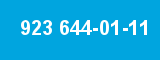 923 644-01-11